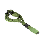 Single Point Steel Clip Bungee Sling w/ Polymer Buckle