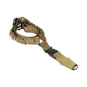 Single Point Steel Clip Bungee Sling w/ Polymer Buckle