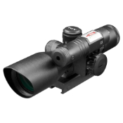 Tactical Scope 2.5-10x40 Dual Ill. w/Green Laser & Mil-Dot