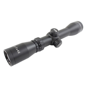 Picatinny 2-7x42 30mm Scout Rifle Scope w/ Mil-Dot Reticle