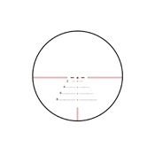 Alpha 6 1-6x24 30mm Rifle Scope Black Anodized Reticle