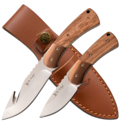 Elk Ridge Fixed Blade Knife Set of Two w/ Sheath